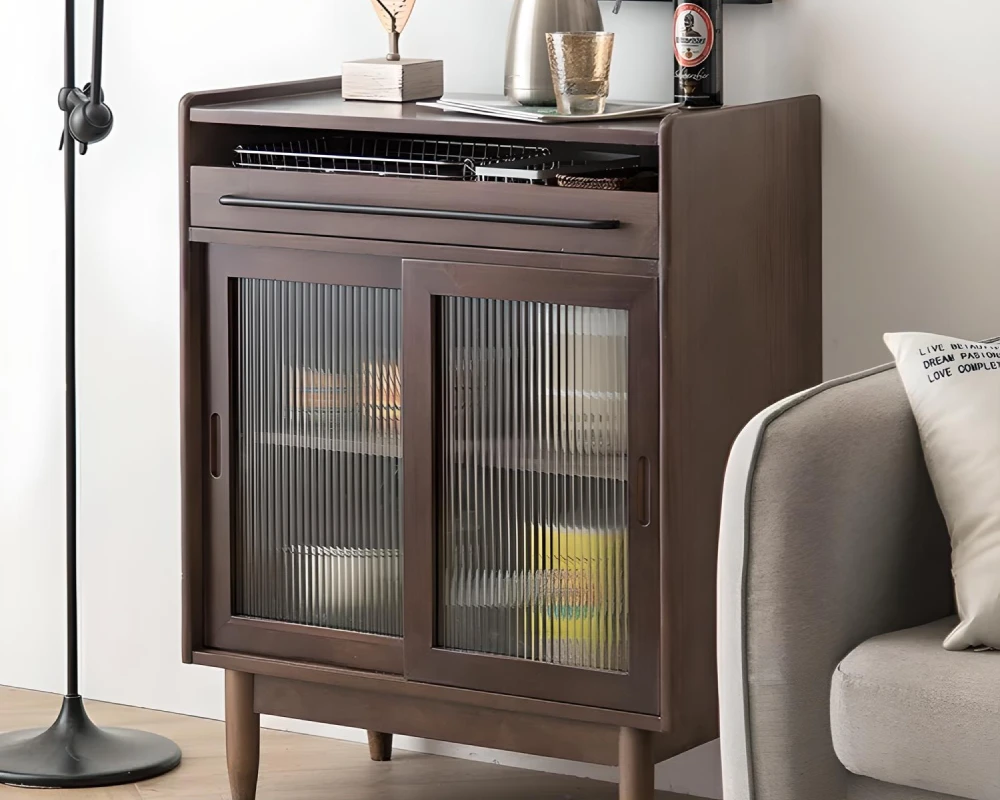 sideboard with drawers and shelves